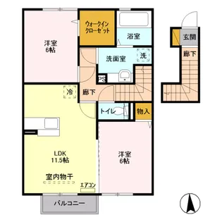 グレイス ナレッジ【2階】の間取り