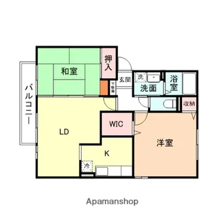 サザン・クロスA棟【1階】の間取り