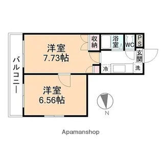 サンシャイン28【2階】の間取り