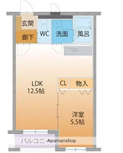 ハートフルコパンはやし【1階】の間取り