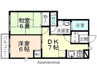 ル・グランヴェールⅠ【1階】の間取り