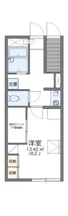 レオパレスマイパレオ Ⅱ【110号室】の間取り