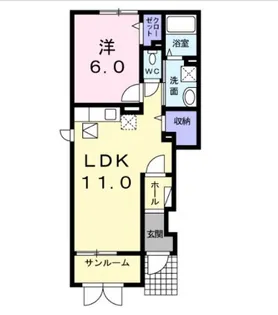 ドゥ・ステージアⅡ【1階】の間取り