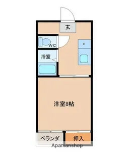 富山県富山市石坂東町【マンション】の間取り