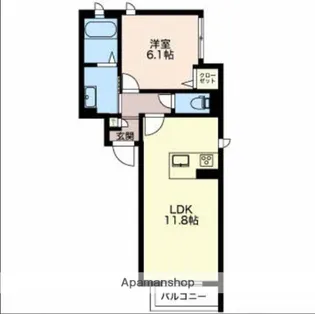 ベレオ堀川小泉【3階】の間取り