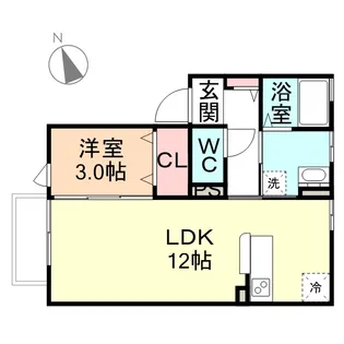 さくらハウス石金【2階】の間取り