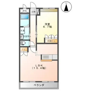 S&K大門【2階】の間取り