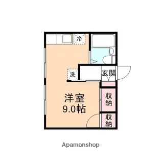 第一アパート【2階】の間取り