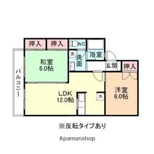 セジュール窪A棟【1階】の間取り