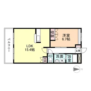 S&K大門【1階】の間取り