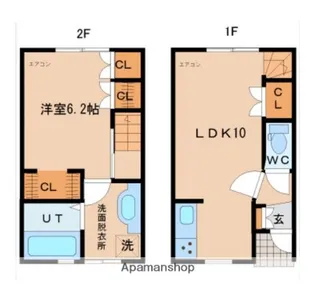 フォレストコート【1階】の間取り
