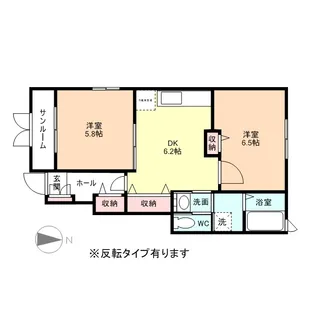 カーサ・ブローテⅡ【1階】の間取り