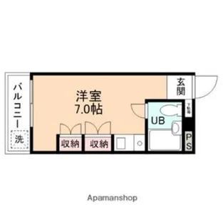 アップビート ニッシン【2階】の間取り