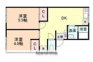 シンフォニー石坂Ⅰ【2階】の間取り