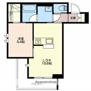 エクラシエ梅沢【3階】の間取り