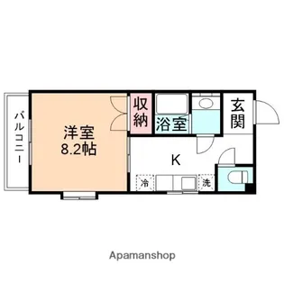 ハイツT−2【102号室】の間取り