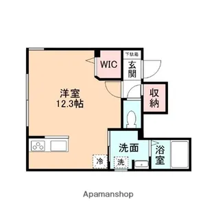 INTEGRAL山室【1階】の間取り