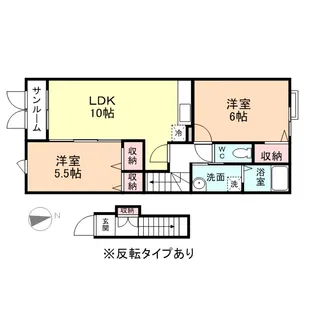 カレント【2階】の間取り