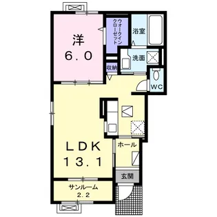 グランリーオ・R Ⅷ【1階】の間取り