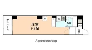 LUSSO光陽【3階】の間取り