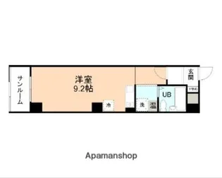 LUSSO光陽【3階】の間取り