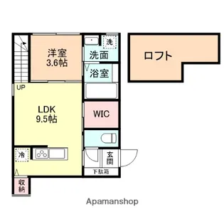 MINDS SQUARE【2階】の間取り