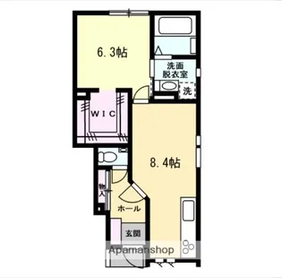 ナチュラルヴィレッジ豊田 C棟【1階】の間取り