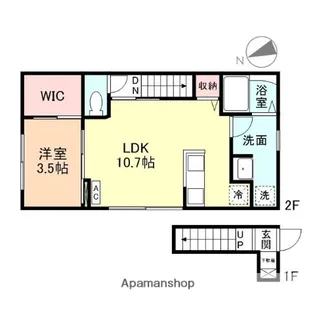 チル(奥井町)【1階】の間取り