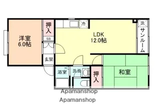 セジュール蓮町 B棟【2階】の間取り