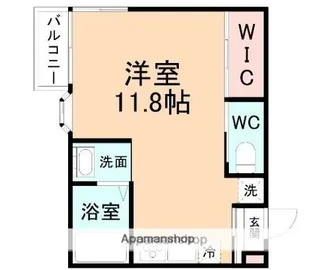 ライズ下奥井【1階】の間取り