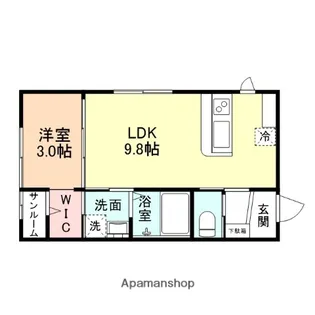 FELICE森【1階】の間取り