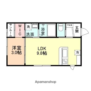 FELICE森【1階】の間取り