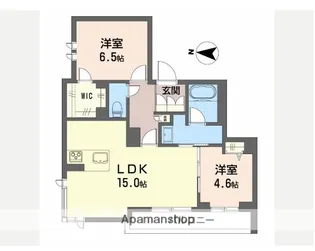 ソサイティ掛尾【2階】の間取り