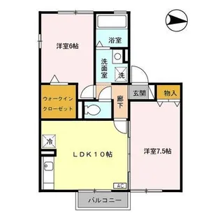 レ・セリジエ【2階】の間取り