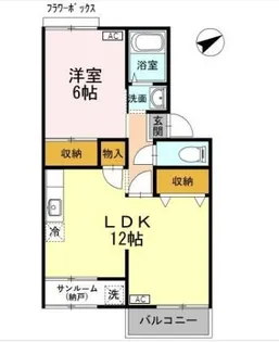 プレジール・ONE【1階】の間取り