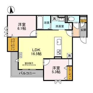 コートドール【3階】の間取り