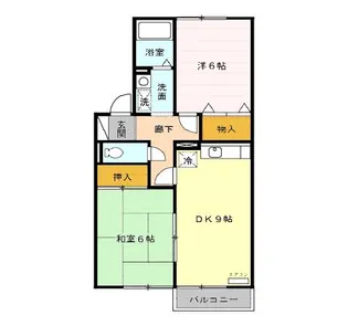 グランシャリオ C【2階】の間取り