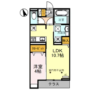 SAKURA【1階】の間取り