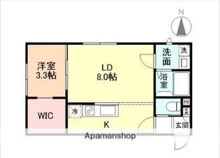 グランスイート森 B棟【1階】の間取り