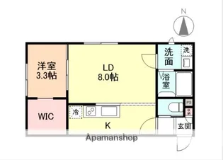 グランスイート森 B棟【2階】の間取り