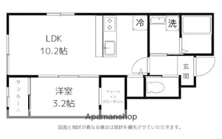 FELICE久方Ⅱ【1階】の間取り