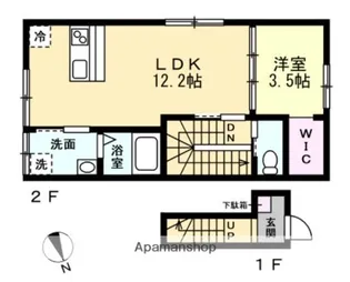 FELICE久方Ⅱ【2階】の間取り