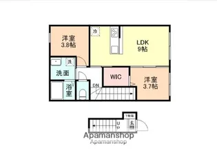EDGEMOMENT富岡【2階】の間取り