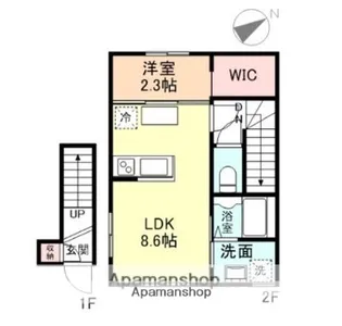 グレースセゾン【2階】の間取り