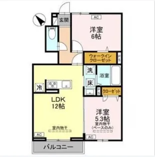 アデル【1階】の間取り