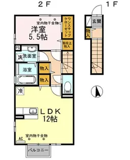 サンシャイン上冨居【2階】の間取り