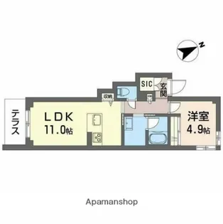 メープル【1階】の間取り