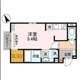 パチオーリ五福【1階】の間取り