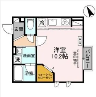 パチオーリ五福【2階】の間取り