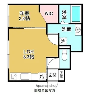 VIOLET星井町【1階】の間取り